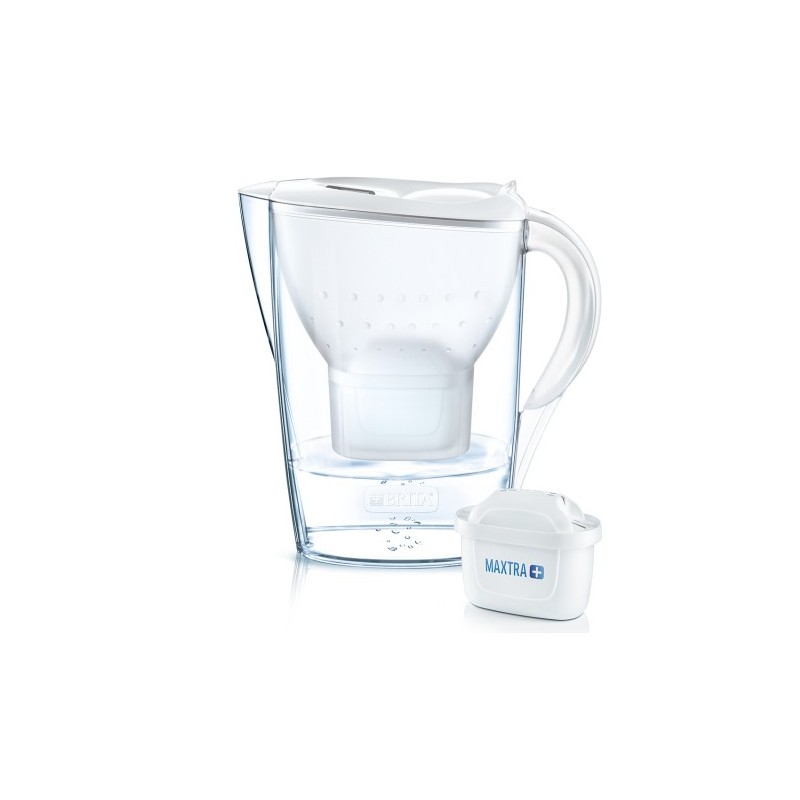 Brita 1039164 Wasserfilter Pitcher-Wasserfilter 2,4 l Transparent, Weiß