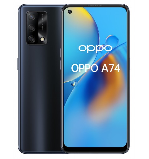 OPPO A74 16,3 cm (6.43") Double SIM ColorOS 11.1 4G USB Type-C 6 Go 128 Go 5000 mAh Noir
