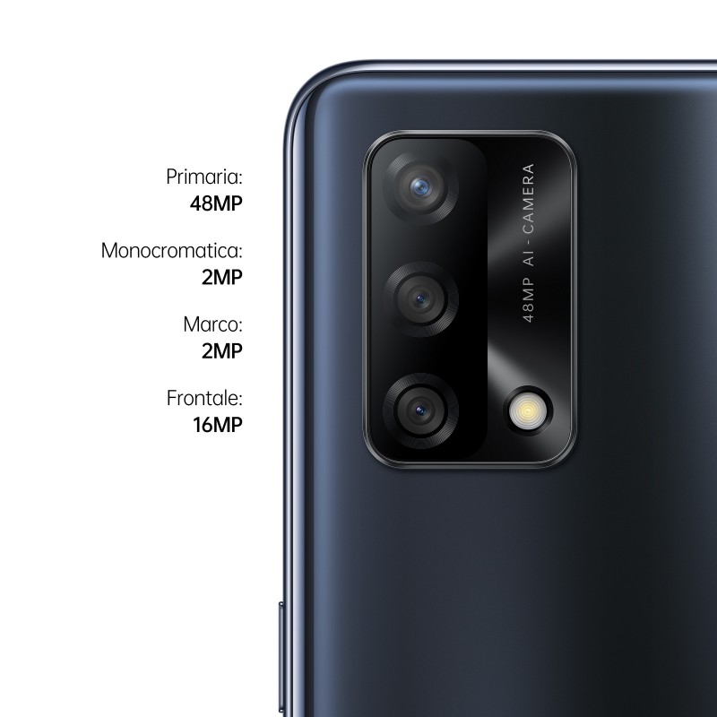 OPPO A74 16,3 cm (6.43 Zoll) Dual-SIM ColorOS 11.1 4G USB Typ-C 6 GB 128 GB 5000 mAh Schwarz