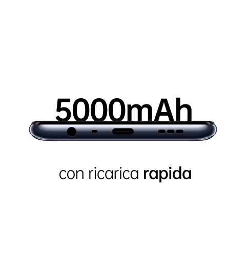 OPPO A74 16,3 cm (6.43") Double SIM ColorOS 11.1 4G USB Type-C 6 Go 128 Go 5000 mAh Noir