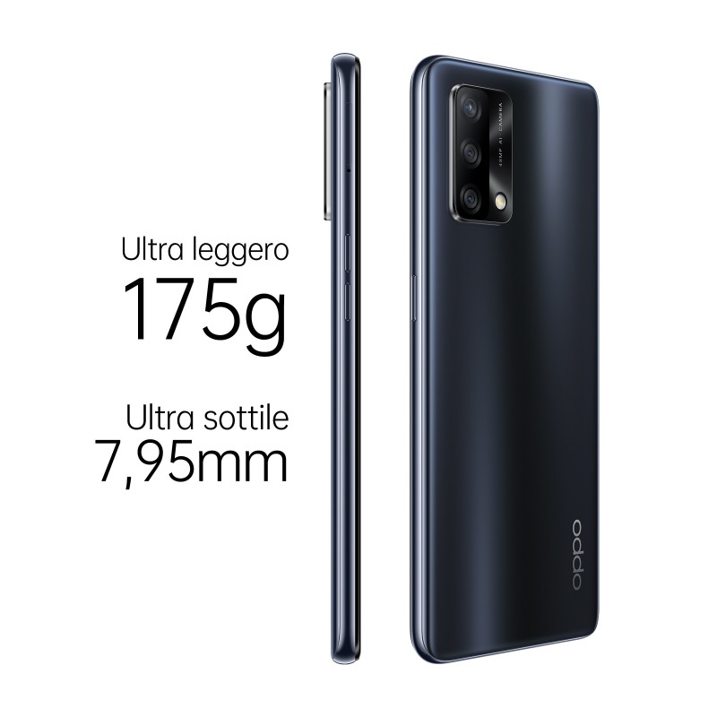 OPPO A74 16,3 cm (6.43") Double SIM ColorOS 11.1 4G USB Type-C 6 Go 128 Go 5000 mAh Noir