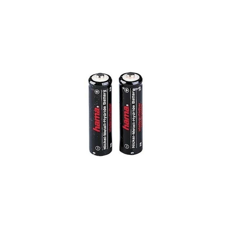 Hama NiMH Battery 2x AA (Mignon - HR 6) 1100 mAh Batería recargable Níquel-metal hidruro (NiMH)
