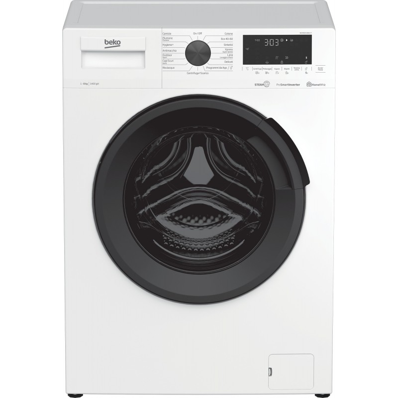 Beko WUX81436AI-IT Waschmaschine Frontlader 8 kg 1400 RPM C Weiß
