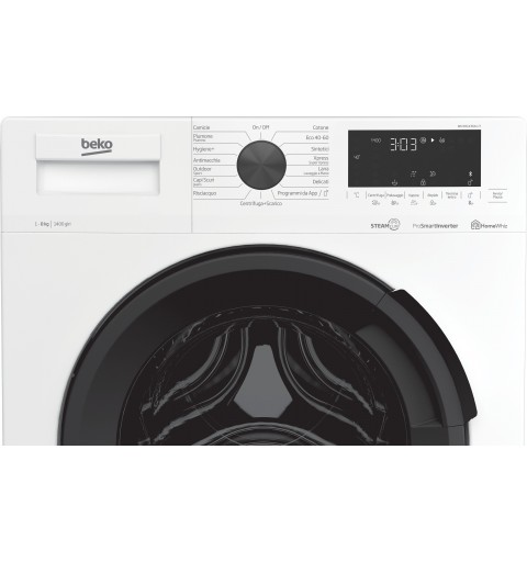 Beko Lavatrice a Vapore WUX81436AI-IT, 8 kg, 1400 giri min