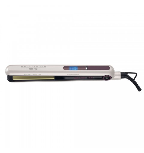 Imetec Bellissima B9 400 Plancha de pelo Caliente Blanco 54 W 1,8 m