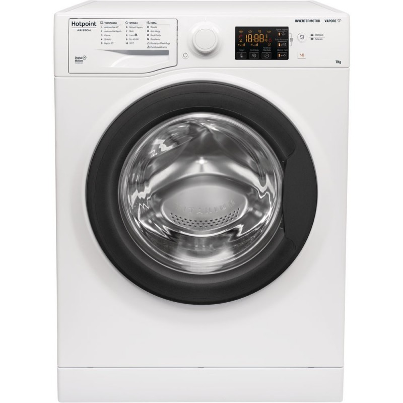Hotpoint RSSG RV227 K IT N lavadora Carga frontal 7 kg 1200 RPM D Blanco