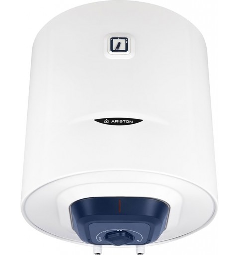 Ariston BLU1 R 50 V Vertical Depósito (almacenamiento de agua) Sistema de calentador único Azul, Blanco