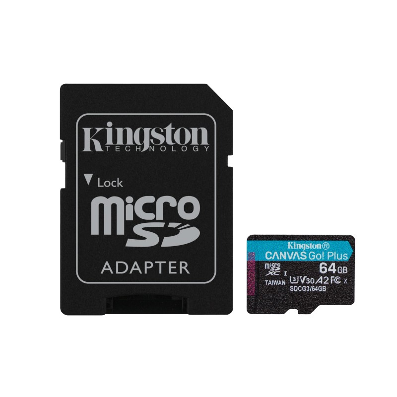 Kingston Technology Canvas Go! Plus 64 GB MicroSD UHS-I Clase 10