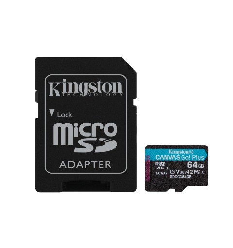 Kingston Technology Canvas Go! Plus 64 GB MicroSD UHS-I Clase 10