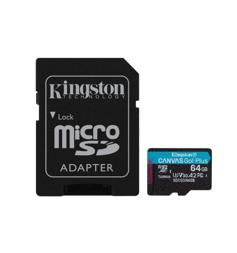 Kingston Technology Canvas Go! Plus 64 Go MicroSD UHS-I Classe 10