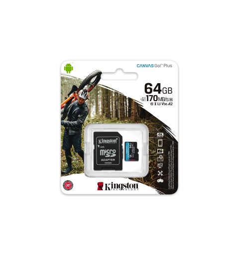 Kingston Technology Canvas Go! Plus 64 Go MicroSD UHS-I Classe 10