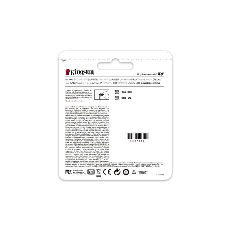 Kingston Technology Canvas Go! Plus 64 Go MicroSD UHS-I Classe 10