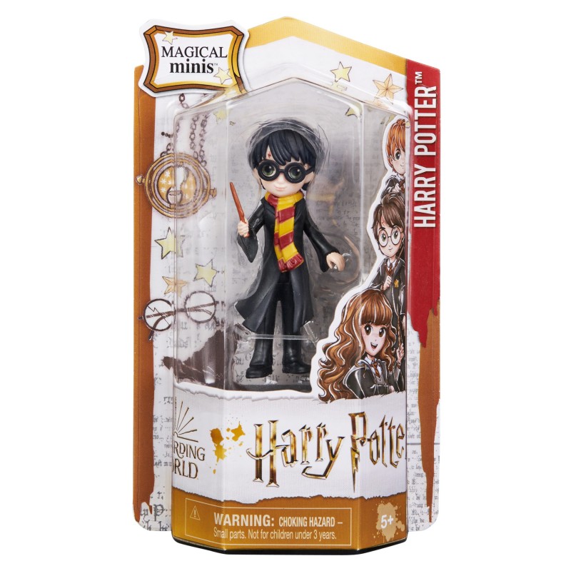 Wizarding World FIGURINE MAGICAL MINIS HARRY POTTER - Figurine Poupée Articulée Personnage 8 cm avec Accesssoire