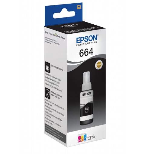 Epson 664 Ecotank Black ink bottle (70ml)