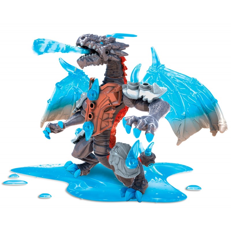 Mega Construx Breakout Beasts 2-In-1 Fusion Beast, Uovo con Due Creature Mostruose e Slime, Giocattolo per Bambini 5 + anni,