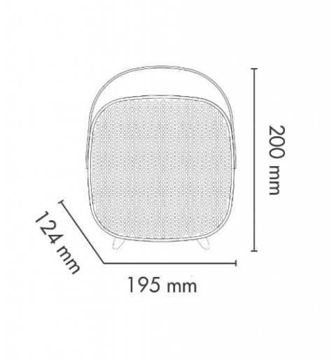 Argoclima WILMA Elektrische Raumheizung Indoor Weiß 1500 W Elektrischer Raumheizlüfter