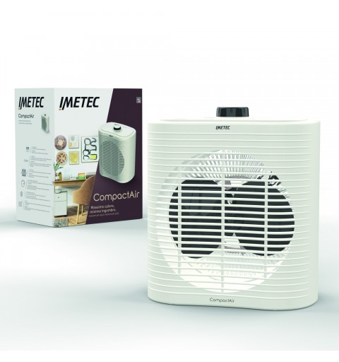 Imetec Compact Air Intérieure Blanc 2000 W Chauffage de ventilateur électrique