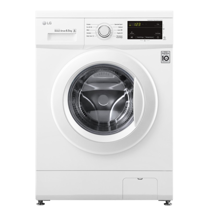 LG F2J3WN3WE.ABWQPIS machine à laver Charge avant 6,5 kg 1200 tr min E Blanc