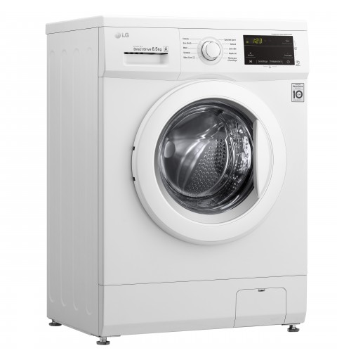 LG F2J3WN3WE.ABWQPIS machine à laver Charge avant 6,5 kg 1200 tr min E Blanc