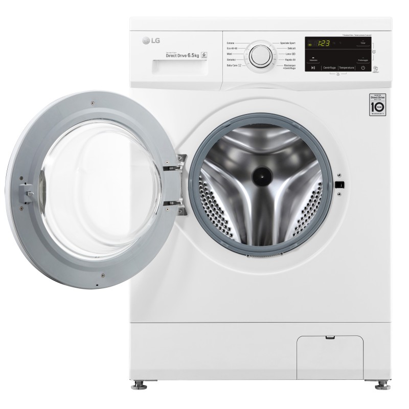 LG F2J3WN3WE.ABWQPIS lavadora Carga frontal 6,5 kg 1200 RPM E Blanco