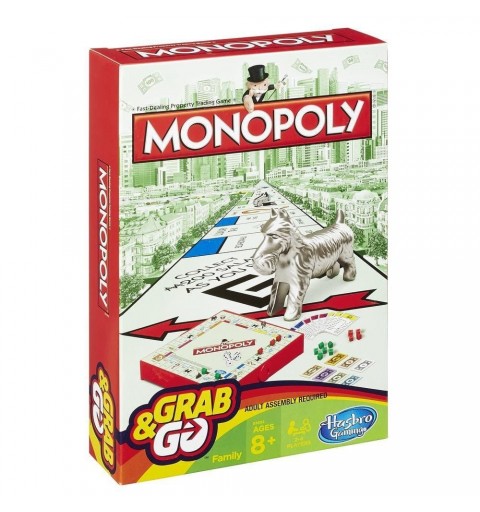 Hasbro Monopoly Grab & Go Kinder & Erwachsene Wirtschaftssimulation