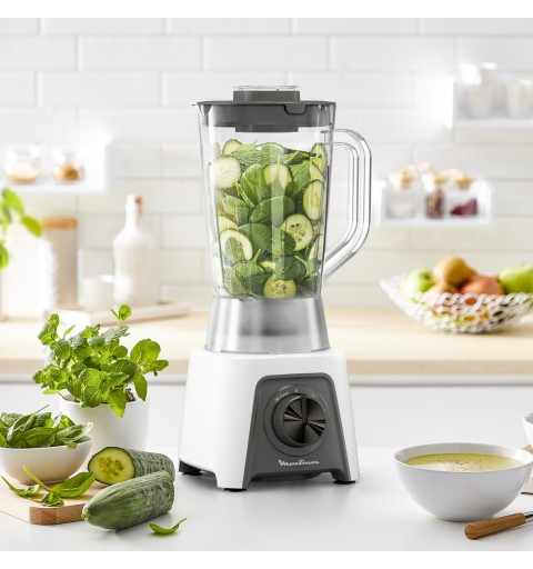 Moulinex Blendeo+ LM2C01 1.5 L Tabletop blender 450 W White