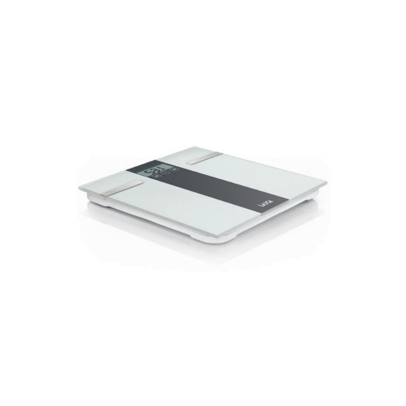Laica PS5000 personal scale Square Grey, White Electronic personal scale