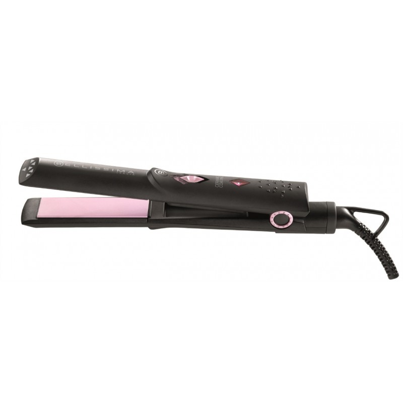 Imetec 11640 hair styling tool Straightening iron Warm Black 28 W 1.8 m