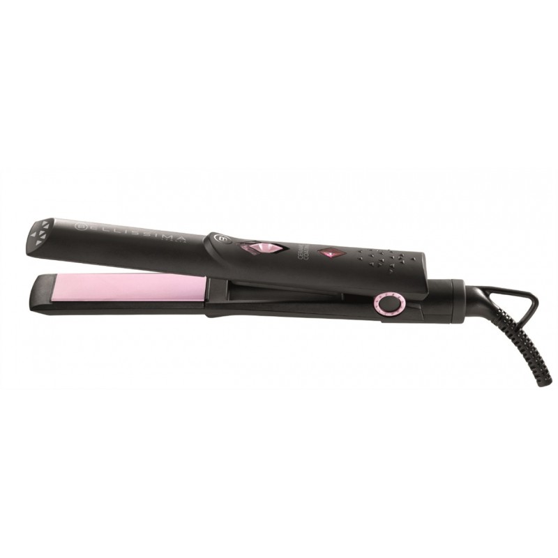 Imetec 11640 Utensilio de peinado Plancha de pelo Caliente Negro 28 W 1,8 m