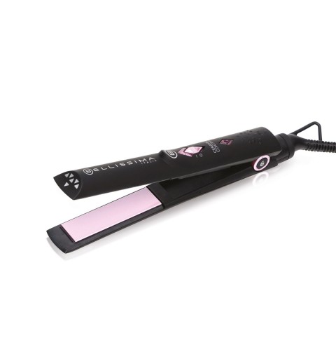 Imetec 11640 Utensilio de peinado Plancha de pelo Caliente Negro 28 W 1,8 m