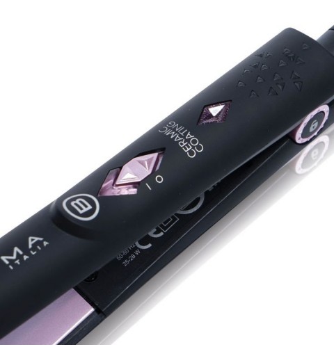 Imetec 11640 Utensilio de peinado Plancha de pelo Caliente Negro 28 W 1,8 m