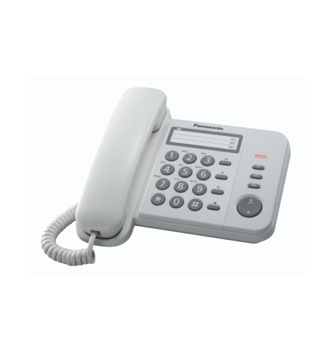 Panasonic KX-TS520EX1W Telefon Anrufer-Identifikation Weiß