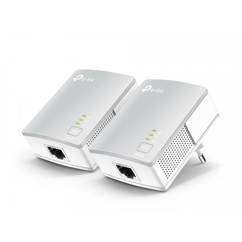 TP-LINK TL-PA4010KIT 600 Mbit s Collegamento ethernet LAN Bianco 2 pz