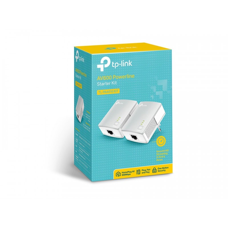 TP-LINK TL-PA4010KIT 600 Mbit s Eingebauter Ethernet-Anschluss Weiß 2 Stück(e)
