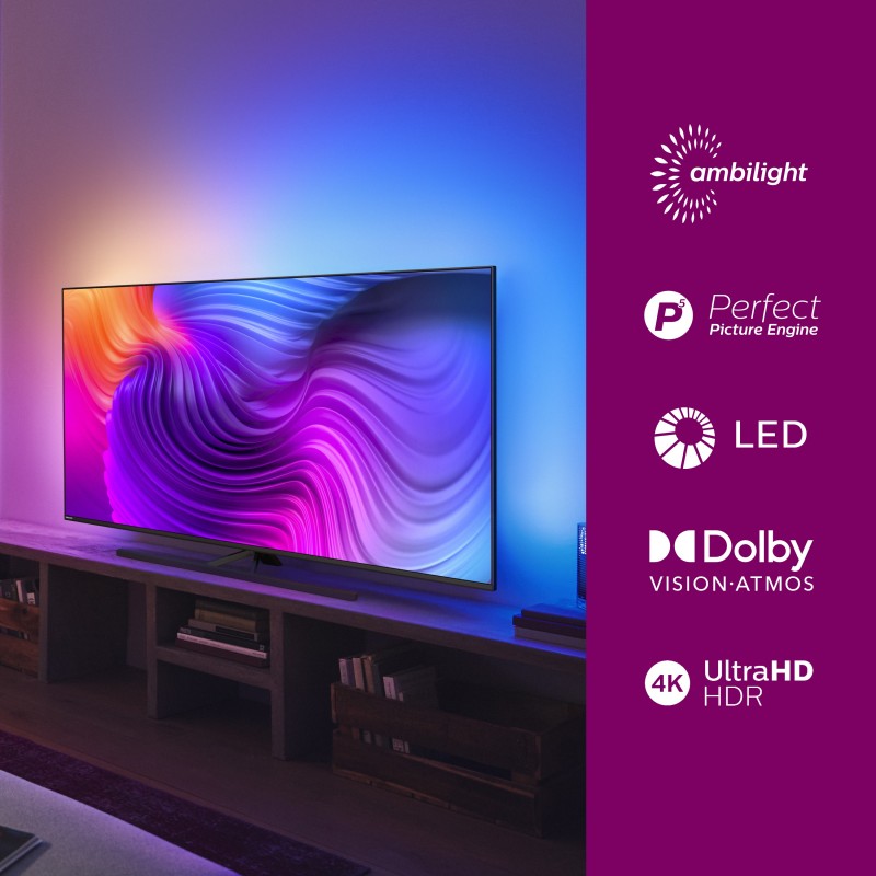 Philips Performance 58PUS8556 147,3 cm (58") 4K Ultra HD Smart TV Wifi Antracita, Gris