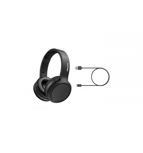 Philips TAH5205BK 00 auricular y casco Auriculares Inalámbrico y alámbrico Diadema Llamadas Música USB Tipo C Bluetooth Negro