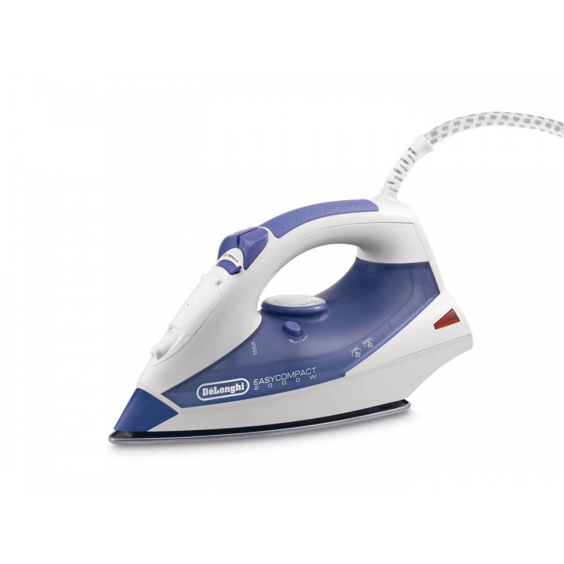 De’Longhi FXK20 Plancha vapor-seco Suela de acero inoxidable 2000 W Violeta, Blanco