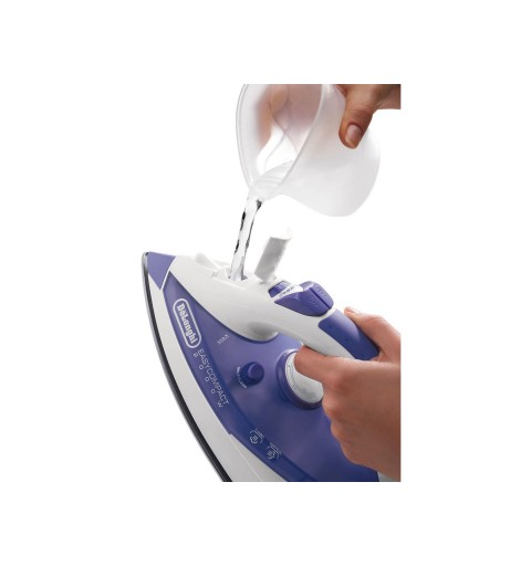De’Longhi FXK20 Dry & Steam iron Stainless Steel soleplate 2000 W Violet, White