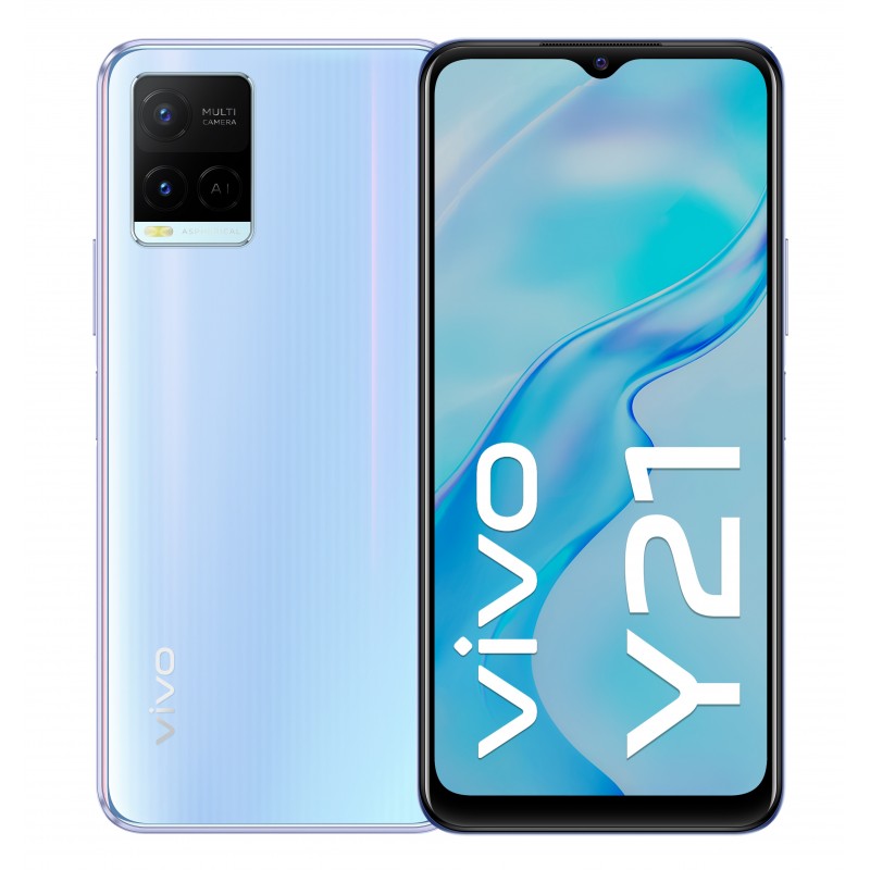 VIVO Y21 16,5 cm (6.51") SIM doble Android 11 4G USB Tipo C 4 GB 64 GB 5000 mAh Perlado, Blanco