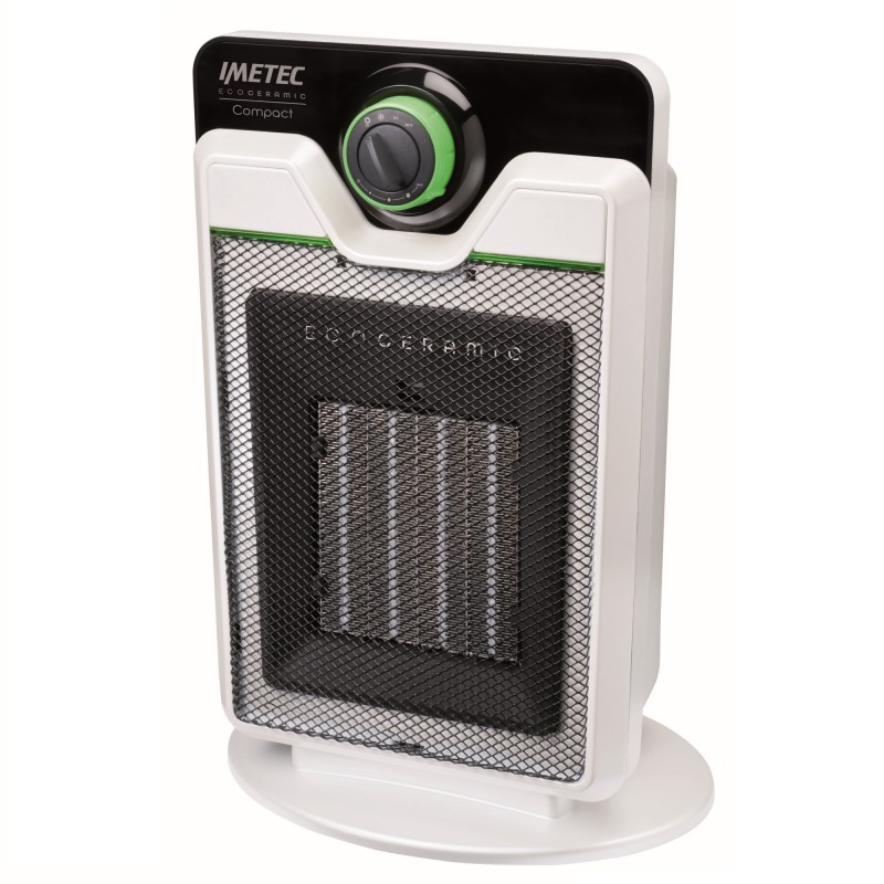 Imetec Compact Interior Negro, Blanco 2000 W Ventilador eléctrico