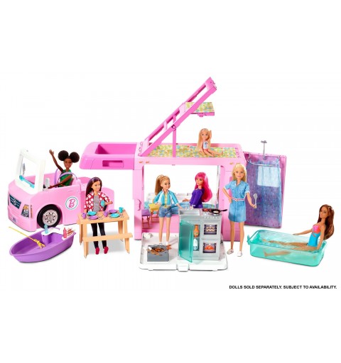 Barbie 3-In-1 Dreamcamper Vehicle And Accessories