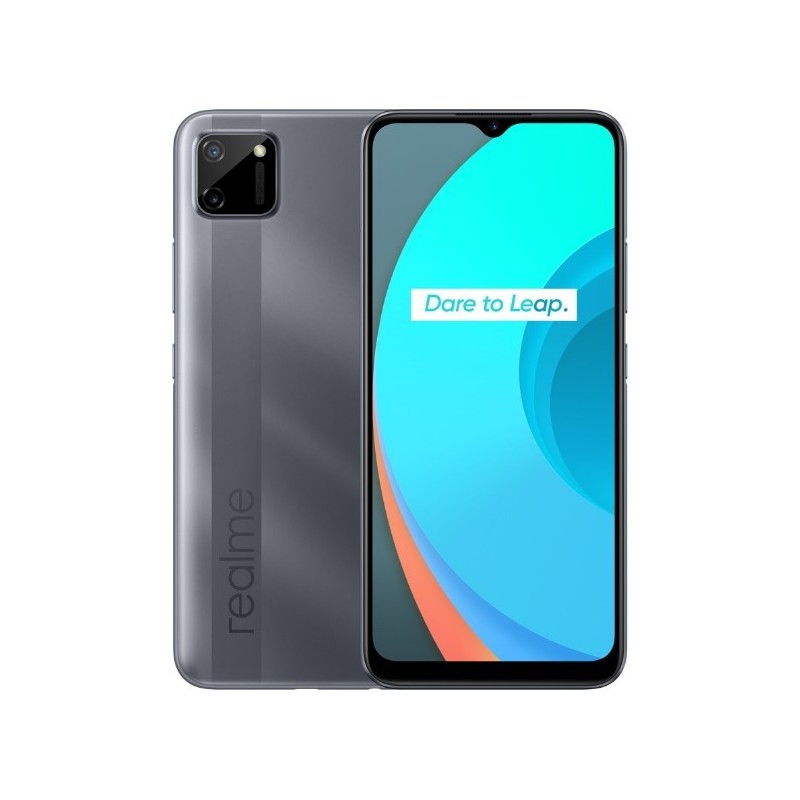 realme C11 2021 16,5 cm (6.5") Double SIM Android 11 4G Micro-USB 2 Go 32 Go 5000 mAh Gris