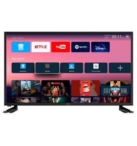 TELE System SMART39 LED10 97.8 cm (38.5") HD Smart TV Wi-Fi Black