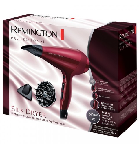 Remington Asciugacapelli T|Studio Silk 2400 W Rosso