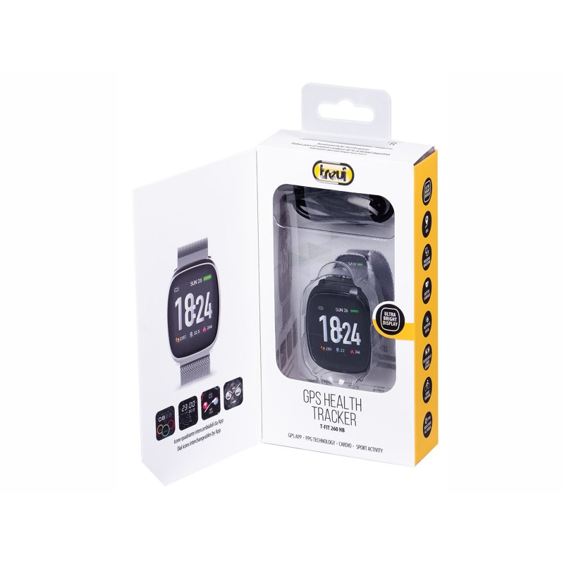 Trevi T-FIT 260 HB 3,3 cm (1.3") LCD Argent GPS (satellite)