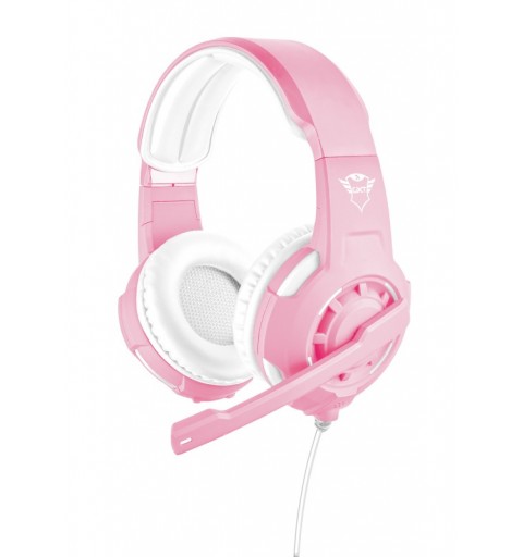 Trust GXT 310P Radius Auriculares Alámbrico Diadema Juego Rosa, Blanco