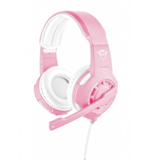 Trust GXT 310P Radius Kopfhörer Verkabelt Kopfband Gaming Pink, Weiß