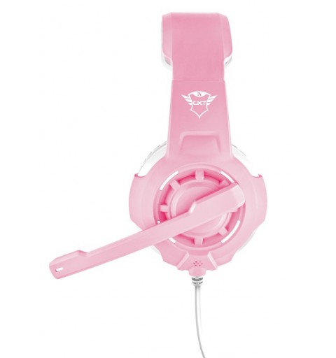 Trust GXT 310P Radius Auriculares Alámbrico Diadema Juego Rosa, Blanco