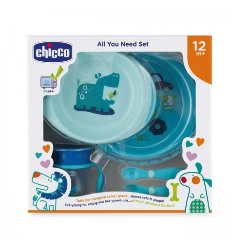 Chicco 00016201200000 Kleinkindergeschirr Teller für Kleinkinder