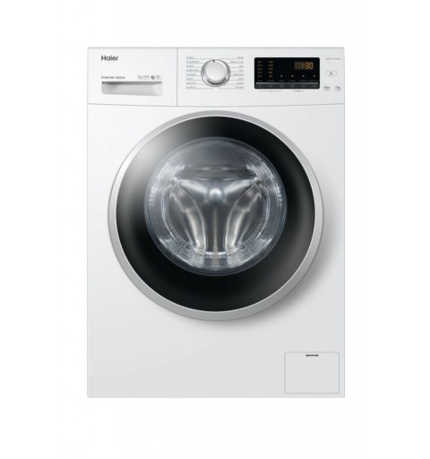 Haier HW07-CP1439N machine à laver Charge avant 7 kg 1400 tr min Blanc